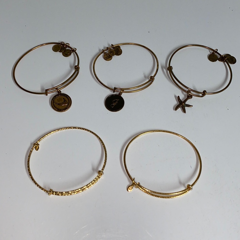 Alex and Ani - Set of 5 - Nantucket and Starfish
